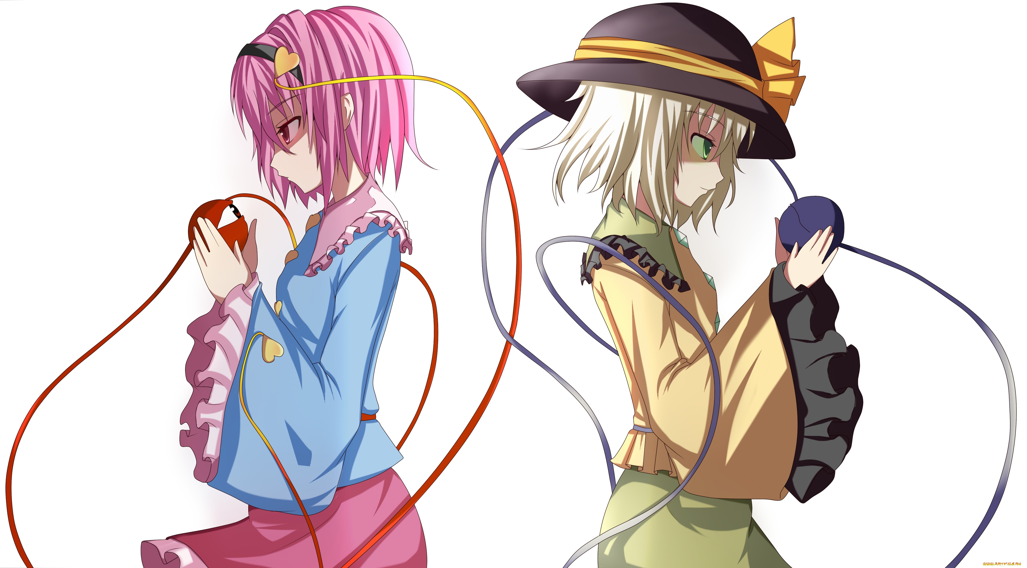 , touhou, komeiji, koishi, satori